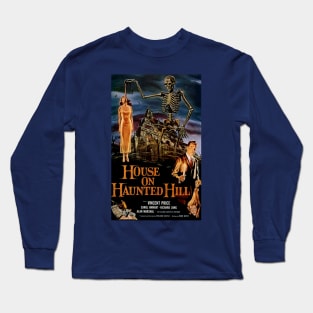 Classic Horror Movie Poster - House on Haunted Hill Long Sleeve T-Shirt